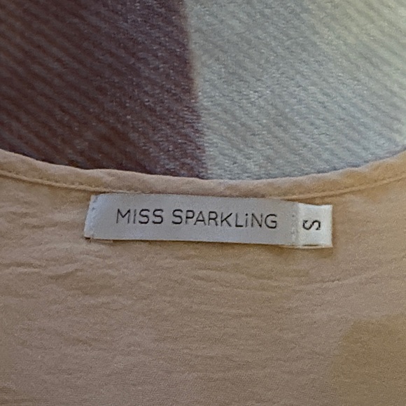 Tan Ruffle Sleeve Top - Picture 3 of 4